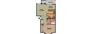 a floor plan of a house