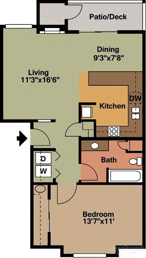 a floor plan of a house