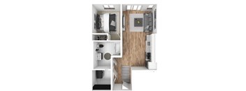 B4 1Bed 1 bath at The Hub, Washington, 98503