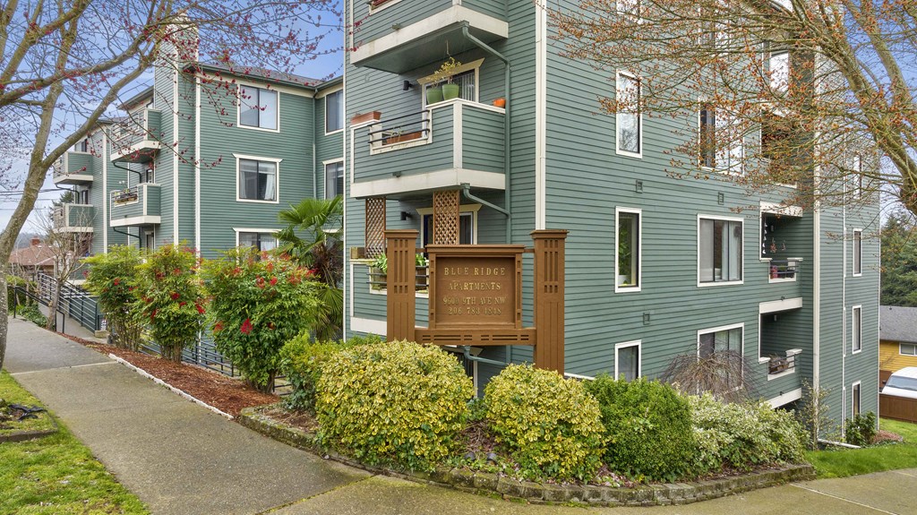 the building where the apartment is located