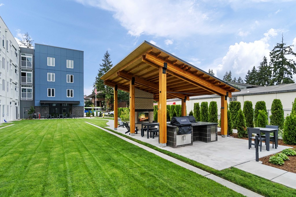 Clubhouse building at The Hub, Washington