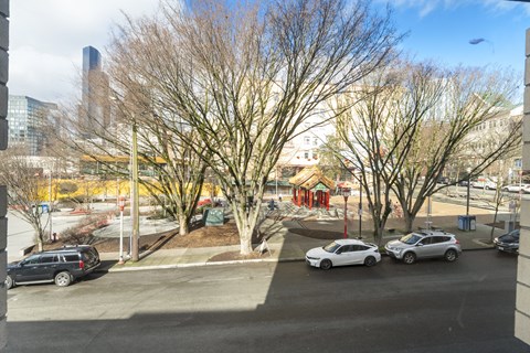 View from front entrance