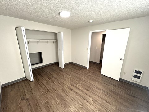 Large bedrooms with room for storage