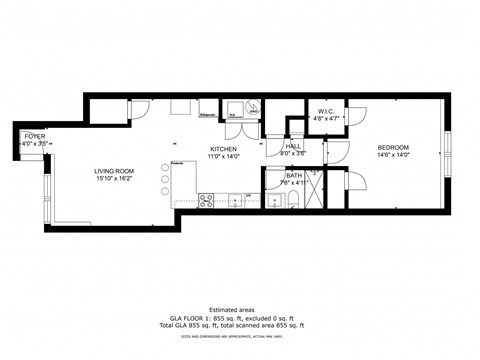 1 bedroom 1 bathroom E  at Nu-Horizons, New York