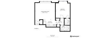 1 bedroom 1 bathroom A at Oakwood Manor, Bay Shore