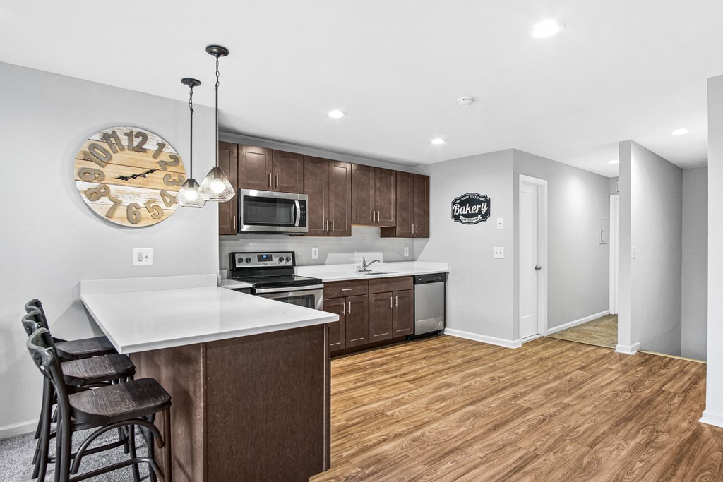 Dining room at Nu-Horizons, New York