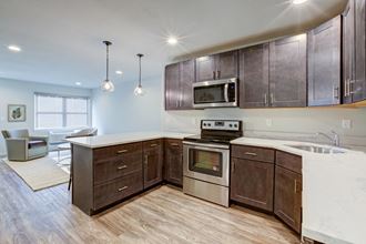 Renovated Kitchen at Nu-Horizons, New York