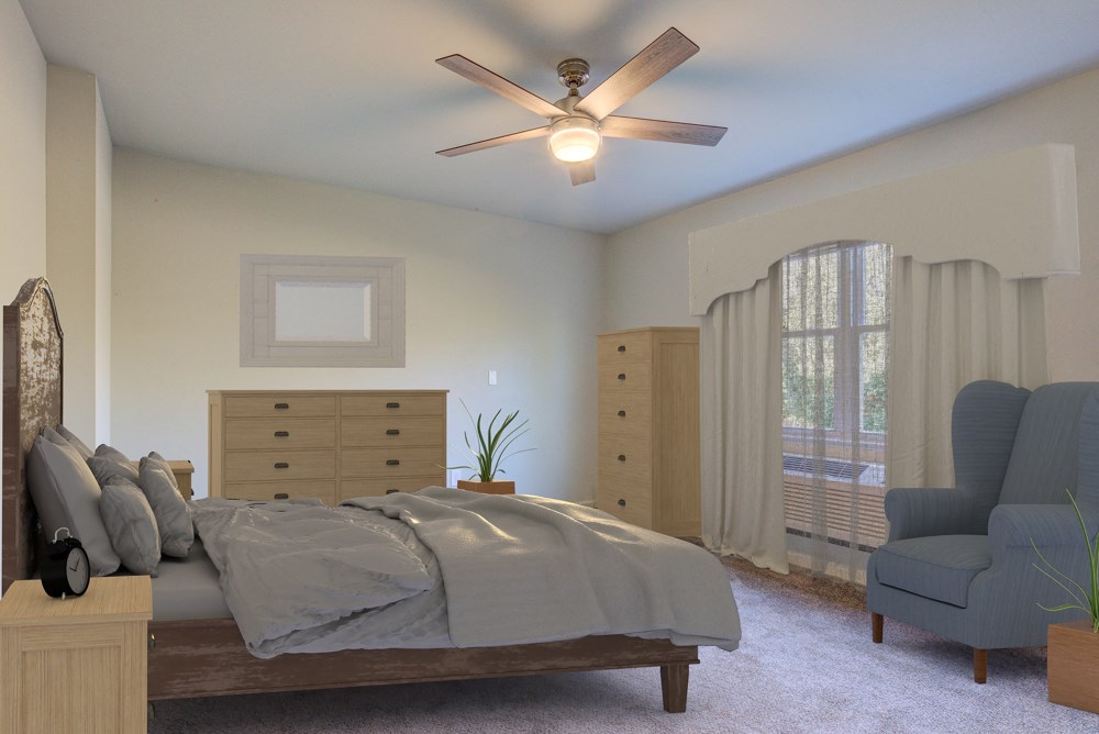 Renovated Bedroom at Nu-Horizons, New York, 11726