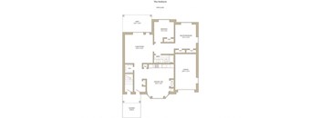 2 bedroom 1 bathroom Floor plan A at Walden Pond, New York, 11940