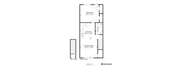 1 bedroom 1 bath floor plan at Amity Senior, New York, 11701