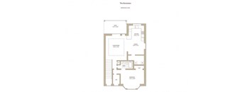 1 bedroom 1 bathroom Floor plan  at Walden Pond, East Moriches, NY, 11940