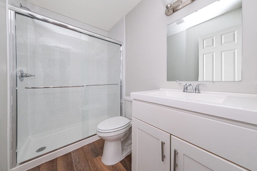 Bathroom at Amity Senior, New York