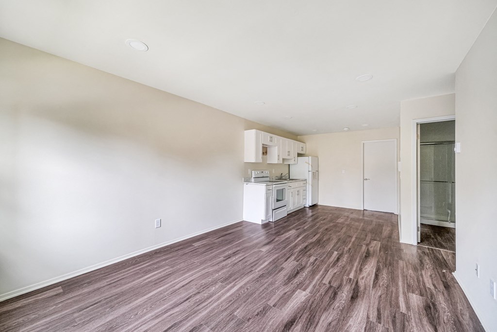 Unfurnished living room at Amity Senior, New York, 11701