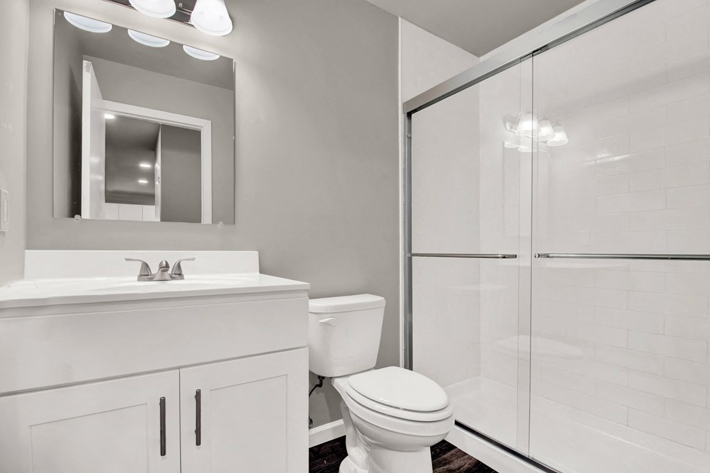 Bathroom at Oakwood Manor, Bay Shore, New York