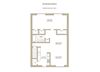 2 Bedroom C up/down
