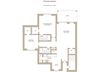 2 Bedroom A Style - Downstairs