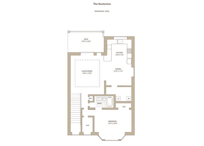 Bostonian I & II - upstairs