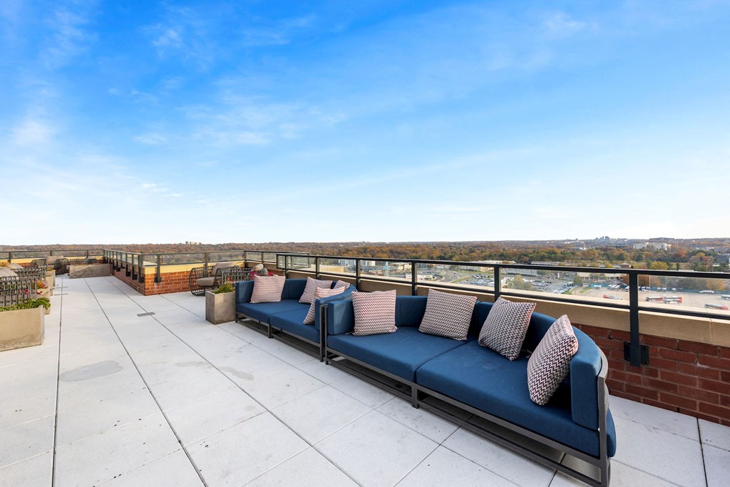 Scenic Views of Rooftop Courtyard at Aurora, North Bethesda