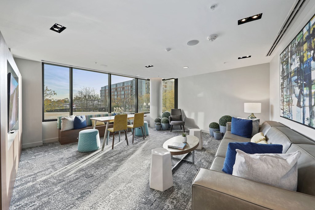 Resident Lounge Area at Aurora Apartments,  North Bethesda, MD 20852