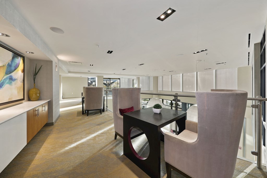 Spacious Resident Lounge with Business Center at Aurora, Maryland 20852