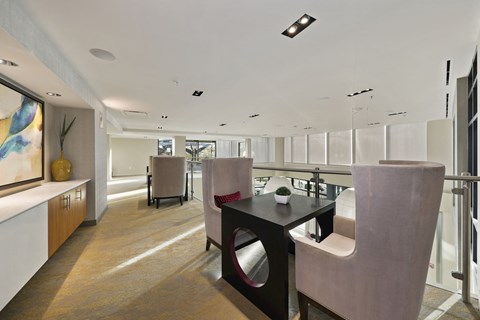 Spacious Resident Lounge with Business Center at Aurora, Maryland 20852