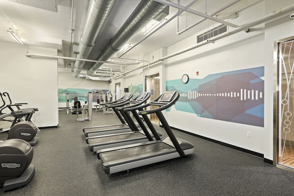 State of the art fitness center at Wentworth Apartments, Maryland