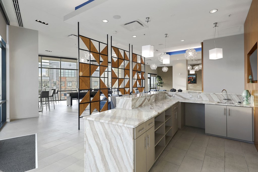 Clubhouse Kitchen at Aurora, North Bethesda, Maryland