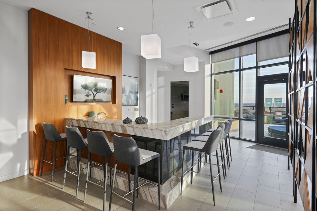 Rooftop Bar at Aurora Apartments, MD 20852