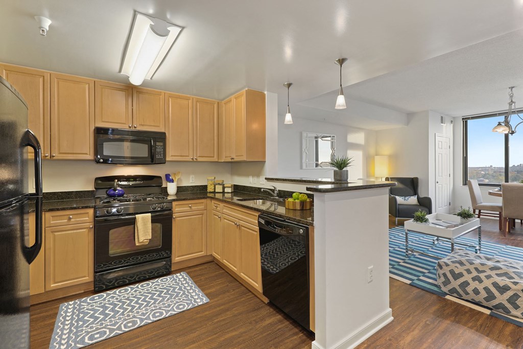 Kitchen  Wentworth House Apartments,  at Wentworth Apartment Homes, North Bethesda, Maryland