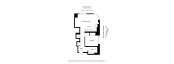 A floor plan of an apartment layout in Coney Island, NY.