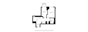 An image of a floor plan for an apartment in Coney Island, NY.