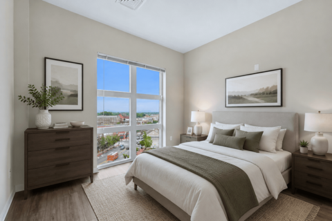 Valley and Bloom Apartments 1 Bedroom Floor Plan