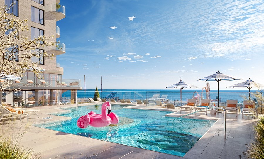 1515 Surf Apartments Coney Island Swimming Pool