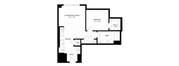 A04 Floor Plan at Morse, Washington, DC, 20002