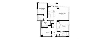 D01 Floor Plan at Morse, Washington, DC, 20002