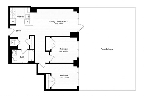 57 Bank Street Studio-2 Beds Apartment for Rent - Photo Gallery 43