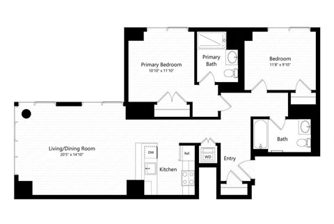 57 Bank Street Studio-2 Beds Apartment for Rent - Photo Gallery 53