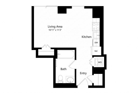 57 Bank Street Studio-2 Beds Apartment for Rent - Photo Gallery 57