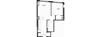A08 Floor Plan 1 Bedroom