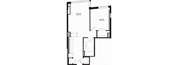 A11 Floor Plan 1 Bedroom