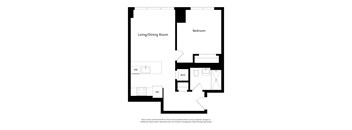 A02 floor plan for Allen Modern Apartments New Rochelle 10801