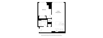 A05 floor plan for Allen Modern Apartments New Rochelle 10801