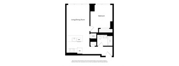 A10 floor plan for Allen Modern Apartments New Rochelle 10801