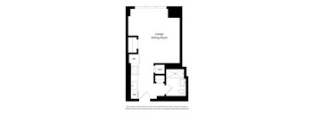 S01 floor plan for Allen Modern Apartments New Rochelle 10801