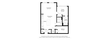 Junior - 1 bath B02 Floor Plan at Arrowwood Apartments, Maryland, 20852