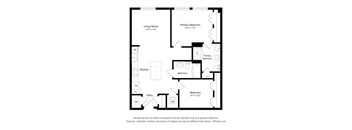 Junior - 1 bed bathB04 Floor Plan at Arrowwood Apartments, North Bethesda, 20852
