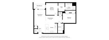 Junior - 1 bed bathB07 Floor Plan at Arrowwood Apartments, North Bethesda