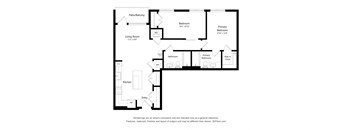 2Bed - 2 bath C01 Floor Plan at Arrowwood Apartments, North Bethesda, 20852