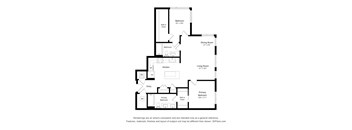 2Bed - 2 bath C04 Floor Plan at Arrowwood Apartments, Maryland