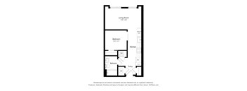 Studio - 1 bath S01 Floor Plan at Arrowwood Apartments, North Bethesda, MD, 20852